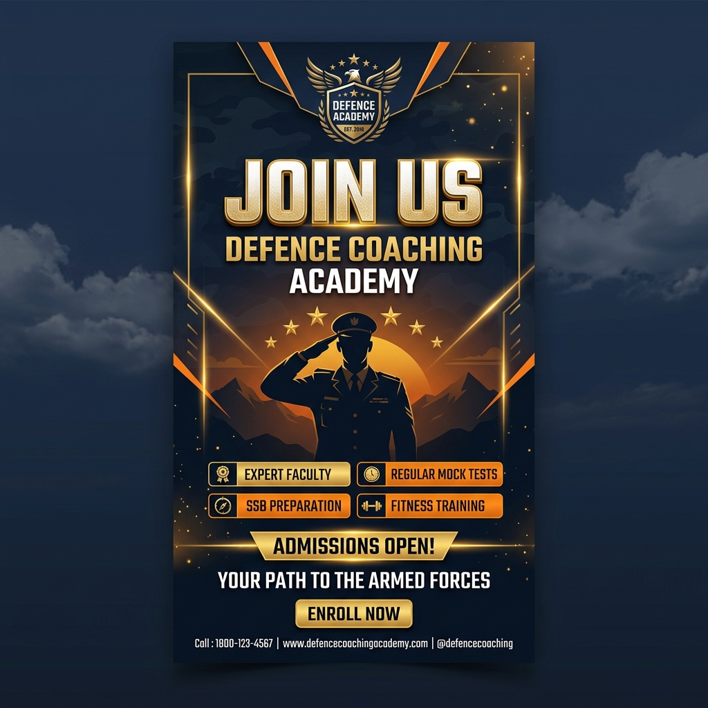 Defence Coaching Academy Banner