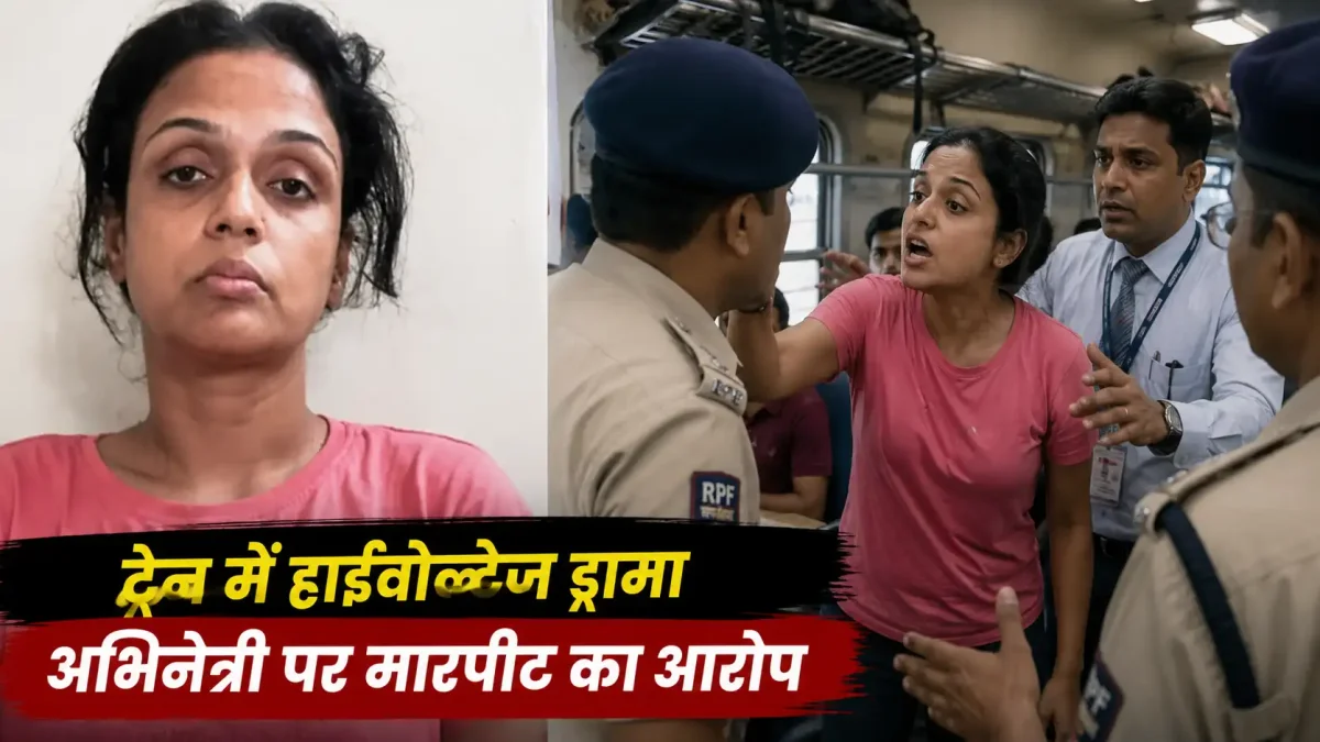 ट्रेन में हाईवोल्टेज ड्रामा: अभिनेत्री अंतरा बनर्जी पर आरपीएफ और टीटीई से मारपीट का आरोप