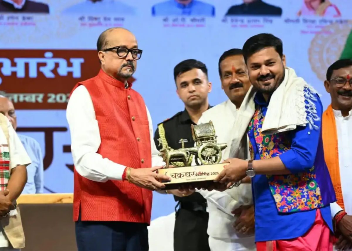 चक्रधर समारोह का भव्य आगाज़, छत्तीसगढ़ी लोकधुनों पर झूमा पूरा रायगढ़