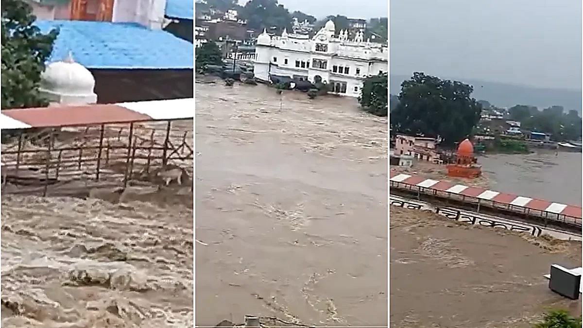 चित्रकूट में बाढ़ का तांडव: मंदाकिनी उफान पर, 700 से ज्यादा लोगों का रेस्क्यू