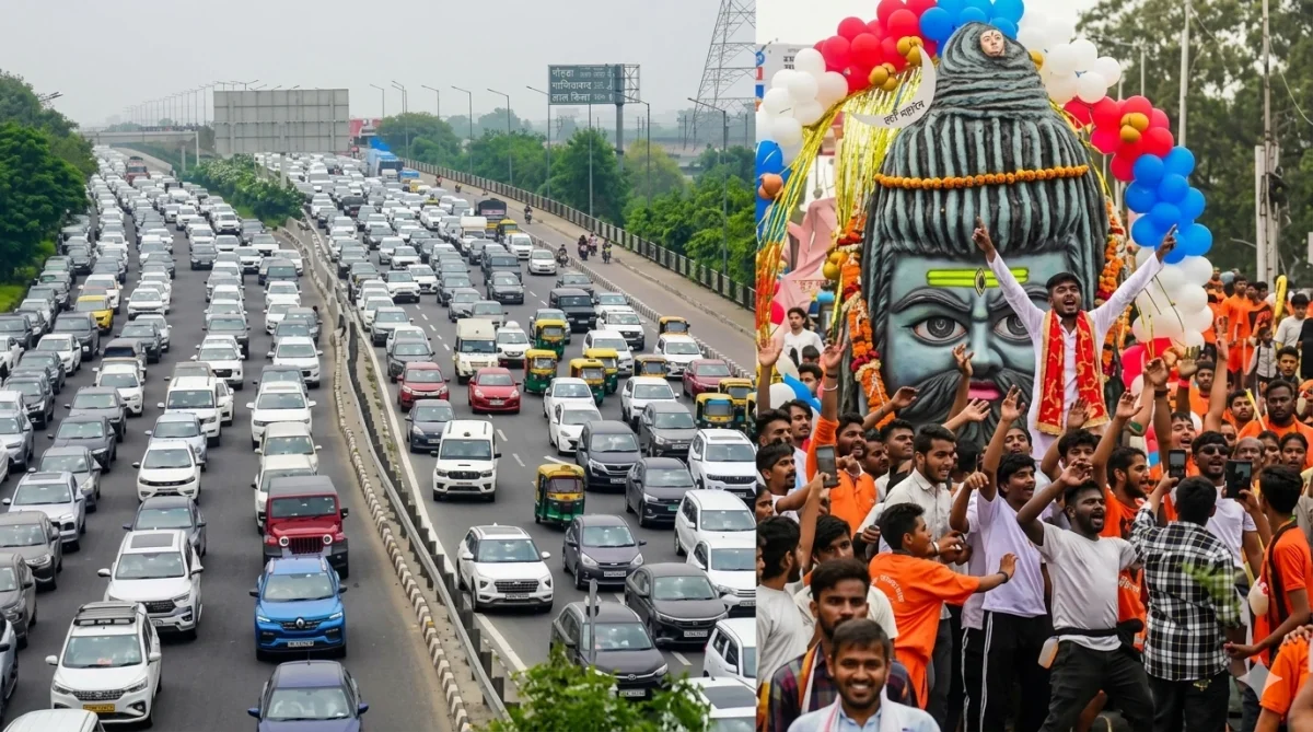 सावन शिवरात्रि पर भारी जाम का अलर्ट: घर से निकलने से पहले चेक करें दिल्ली-नोएडा के ये डायवर्जन
