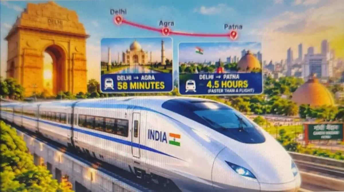 दिल्ली-वाराणसी बुलेट ट्रेन का रास्ता साफ, रेल मंत्रालय को मिली डीपीआर