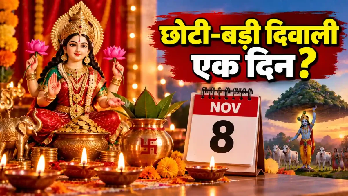 Diwali 2026 Date: 8 नवंबर को दिवाली, गोवर्धन पूजा 9 या 10 नवंबर?