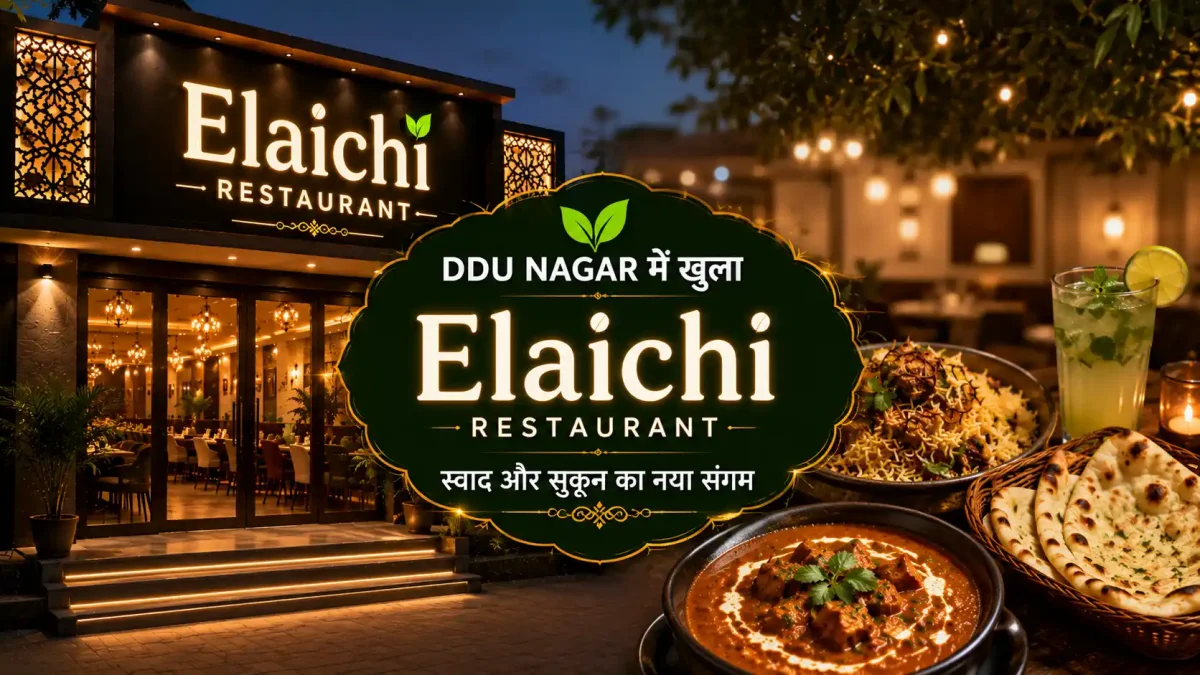 DDU Nagar में खुला Elaichi Restaurant, मिल रहा है  स्वाद और सुकून का नया संगम Elaichi Restaurant