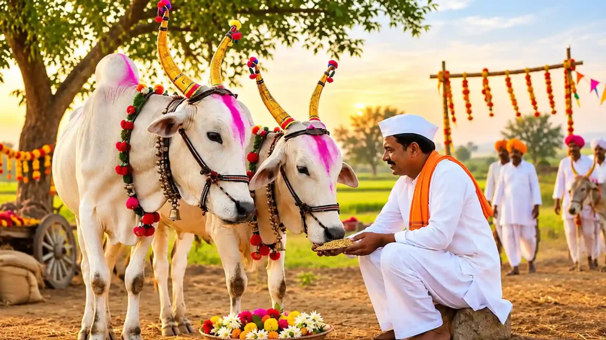 सूखे के साये में भी गड़चिरोली के किसानों ने बचाई परंपरा, उत्साह के साथ मनाया जा रहा पोला पर्व
