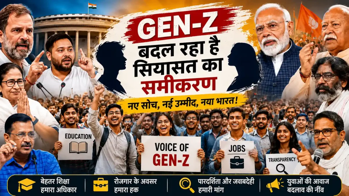 बिहार से लेकर दिल्ली तक क्यों मची है हलचल? राजनीतिक दलों को अचानक क्यों सताने लगी है 'Gen Z' की चिंता