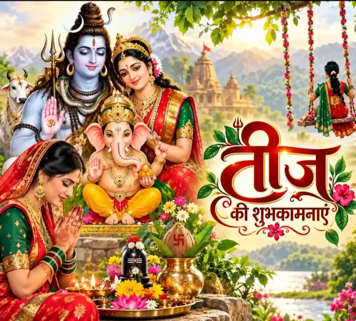तीज व्रत और गणेश चौथ का दुर्लभ संयोग: जानिए सुहागिनों के लिए इसका धार्मिक महत्व