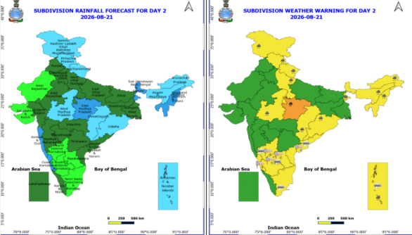 Weather Alert: 26 अगस्त तक देश के 15 राज्यों में भारी बारिश और आंधी-तूफान का रेड अलर्ट