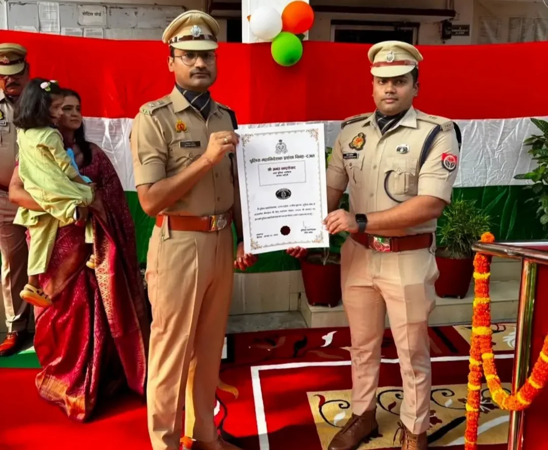 चंदौली में बड़ी उपलब्धि: तेज-तर्रार IPS अनंत चंद्रशेखर को मिला DGP प्रशंसा चिह्न