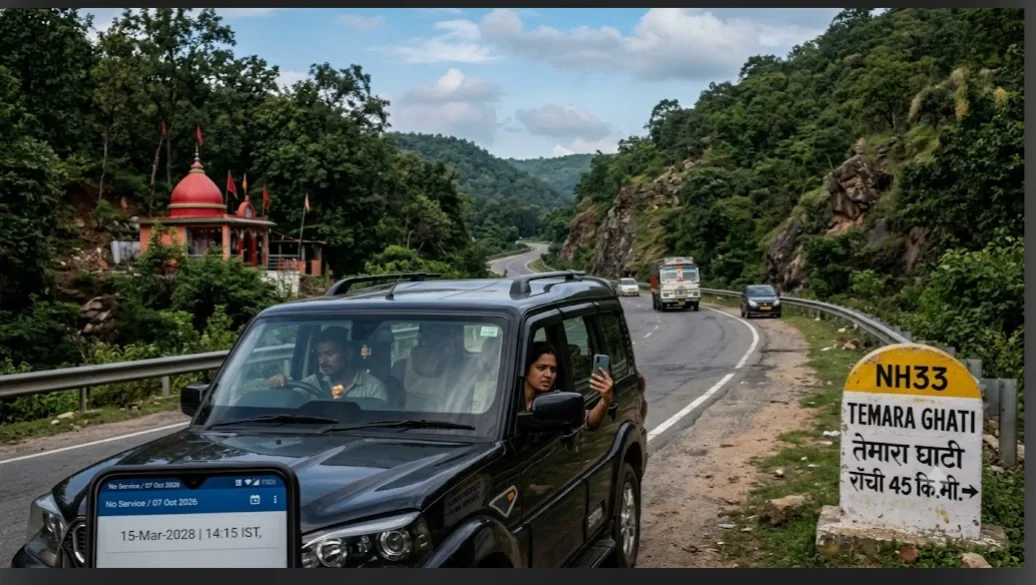झारखंड की तैमारा घाटी का रहस्य: जहां बदल जाती है मोबाइल की तारीख और ठप हो जाता है GPS!