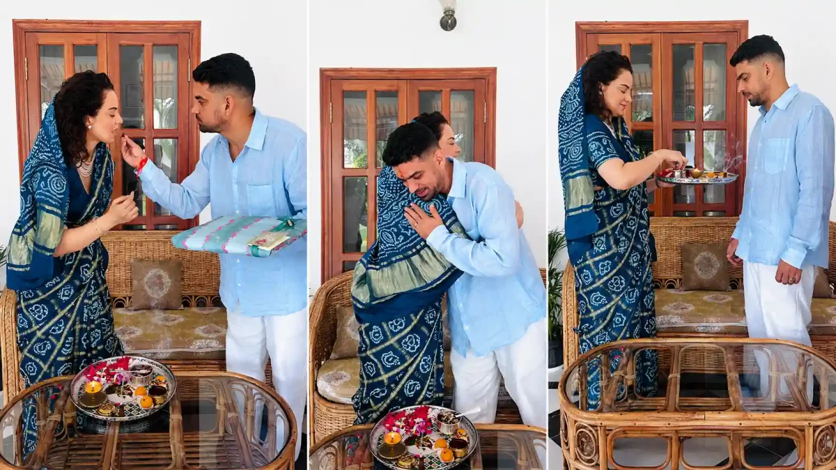 कंगना रनौत ने भाई संग मनाया रक्षाबंधन, बाबा रामदेव संग खत्म हुआ पुराना विवाद