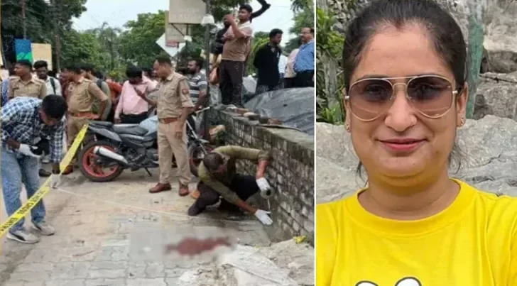 लखनऊ में खूनी खेल: बैंक के बाहर पत्नी और बहन की हत्या कर पति ने खुद को उड़ाया