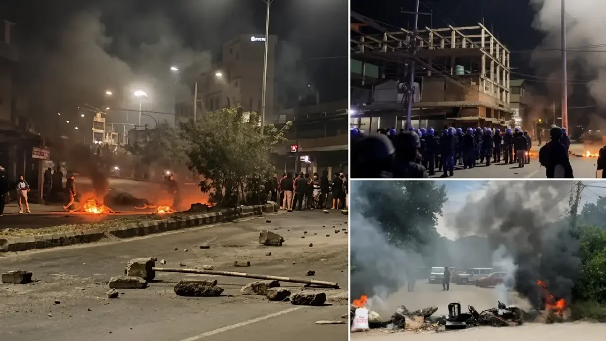 मणिपुर के कांगपोकपी में फिर दहला इलाका: 30 घरों को फूंका, भारी सुरक्षा बल तैनात