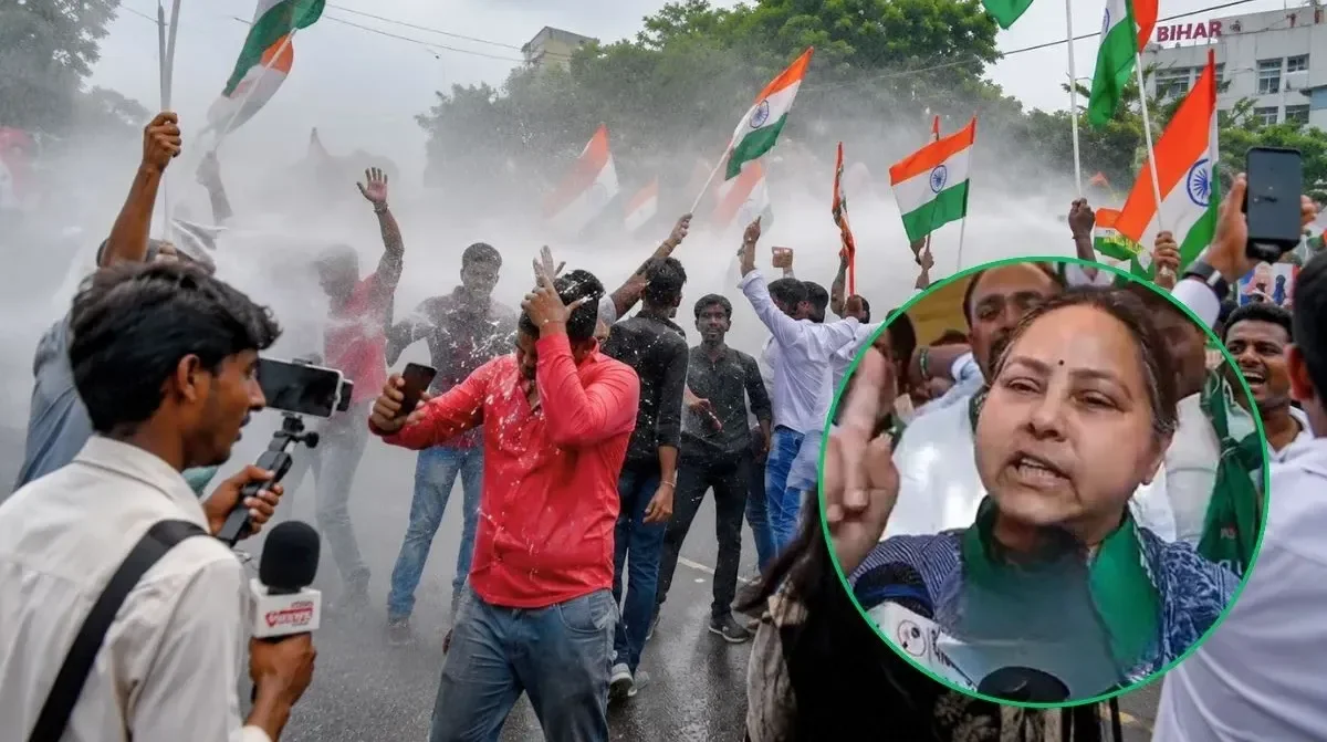 राजभवन मार्च पर भड़कीं मीसा भारती, बोलीं- वॉटर कैनन क्या, सरकार गोली भी चलवा सकती है!