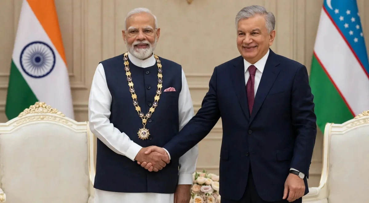 पीएम मोदी को उज्बेकिस्तान का सर्वोच्च सम्मान, ऊर्जा सुरक्षा पर बड़ा समझौता
