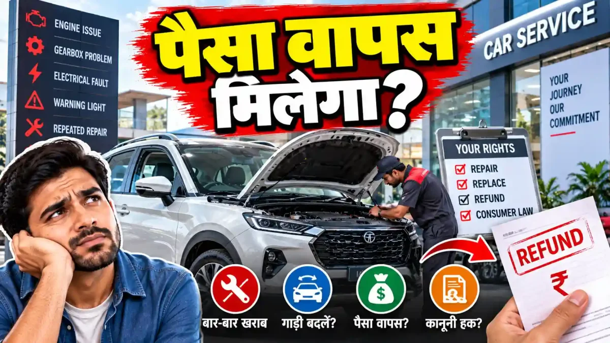 नई कार बार-बार हो रही है खराब? जानें रिफंड या रिप्लेसमेंट का पूरा नियम