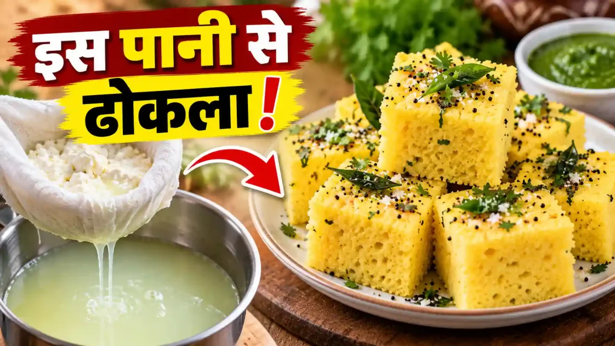 पनीर के बचे पानी से बनाएं स्पंजी सूजी ढोकला, आसान रेसिपी