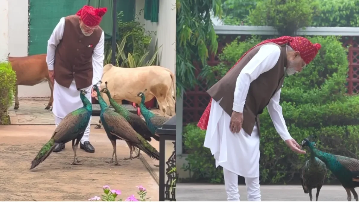 लाल किला जाने से ठीक पहले किससे मिले PM मोदी? इंस्टाग्राम पर शेयर किया दिल जीतने वाला VIDEO