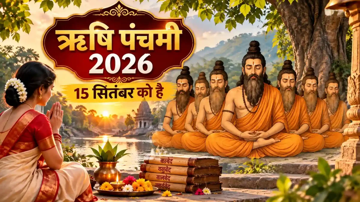 Rishi Panchami 2026: 15 सितंबर को है ऋषि पंचमी, जानें शुभ मुहूर्त, पूजा विधि और महत्व