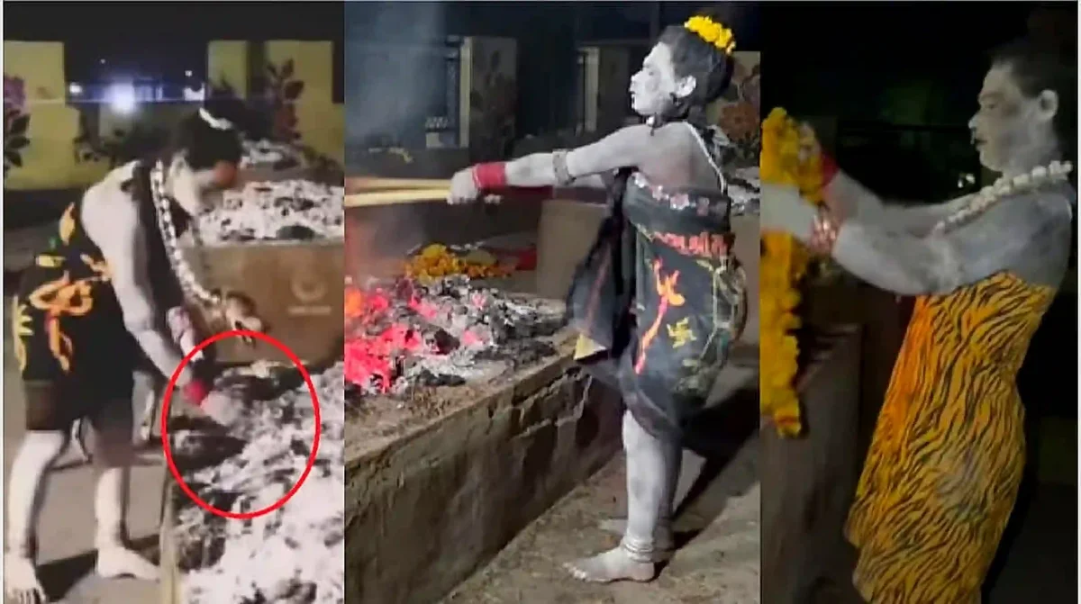 जलती चिता और अमानवीय हरकत: उज्जैन के अघोरी काली का काला सच उजागर