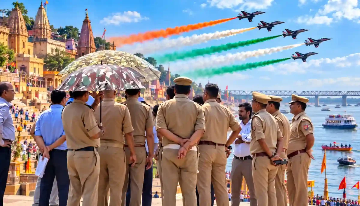 वाराणसी में आसमान का रोमांच: 22, 23 और 25 अक्टूबर को गंगा पर गरजेगा एयर शो, जानिए समय और पाबंदियां