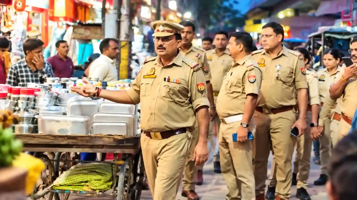 वाराणसी में पुलिस का बड़ा एक्शन: अतिक्रमण पर चला डंडा और कटी धड़ाधड़ चालान