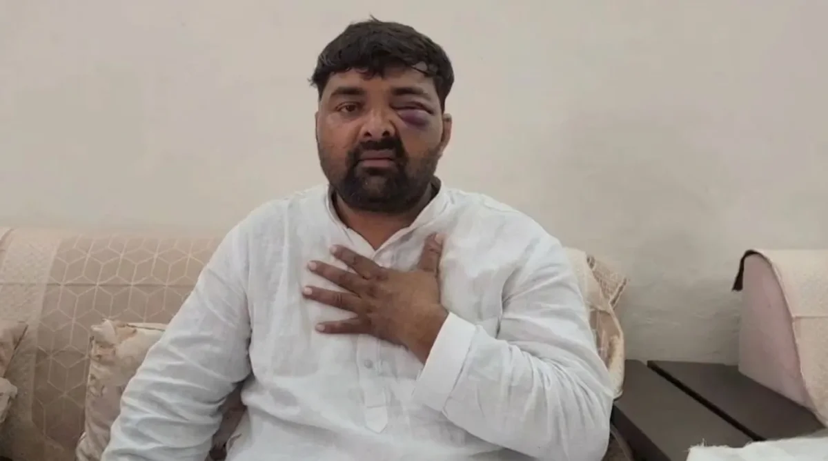 चोली के पीछे डांस कराने का गंभीर आरोप, किसान नेता दिग्विजय भाटी पहुंचे SSP ऑफिस